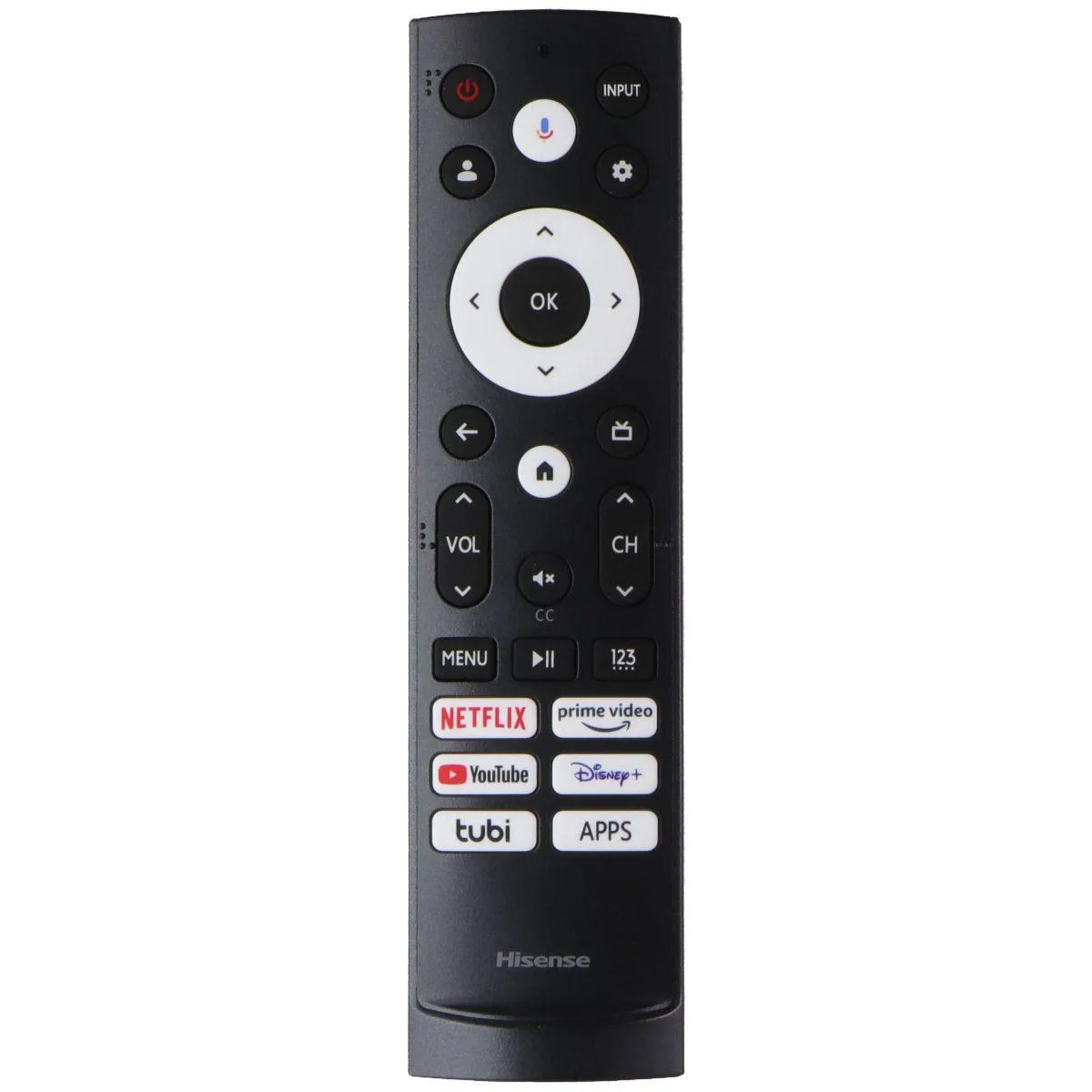 Gray Hisense remote control cover ERF3V90H