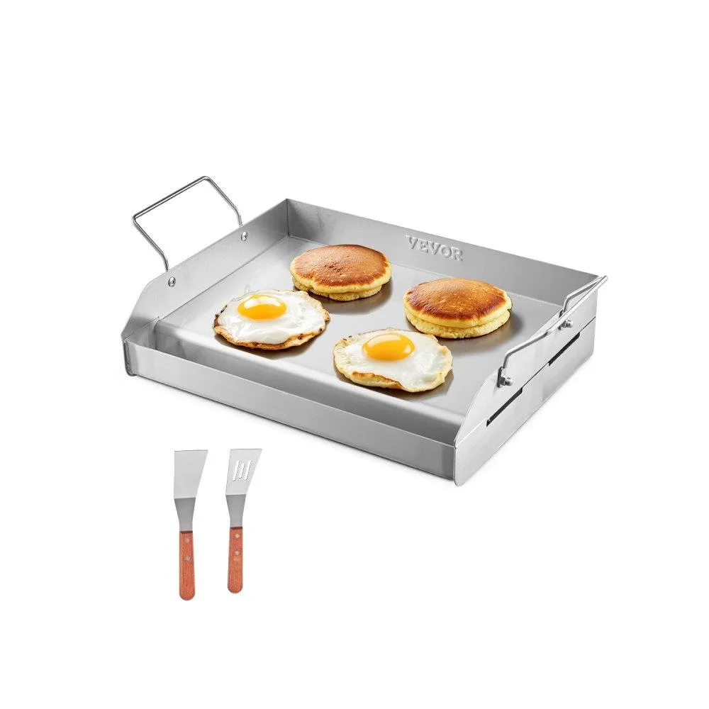 VEVOR VEVOR Stainless Steel Griddle 17x11 inch 500°F 10 lbs — product photo