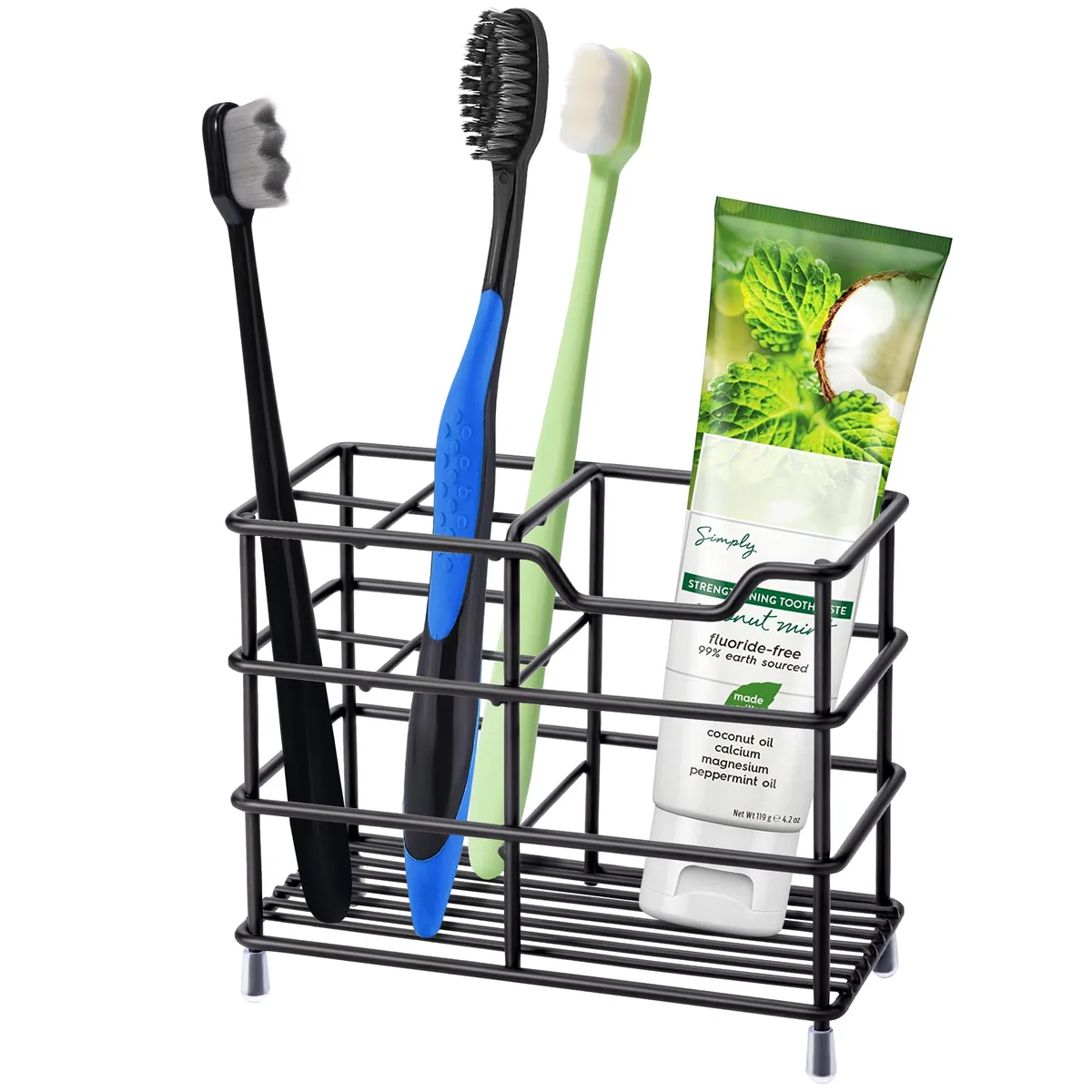  Urbanstrive DYSJ-HEI 304 Stainless Steel Toothbrush Holder Black — product photo