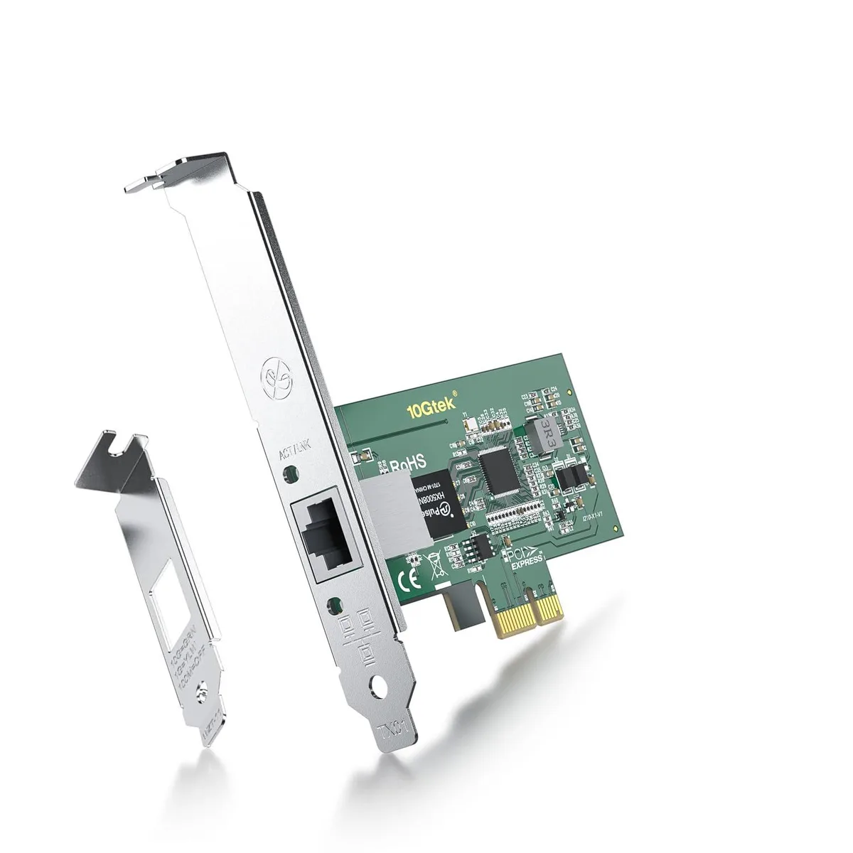 BFKK BFKK 1.25G Gigabit Ethernet Network Card PCIe 2.1 x1 Intel I210 RJ45 — product photo