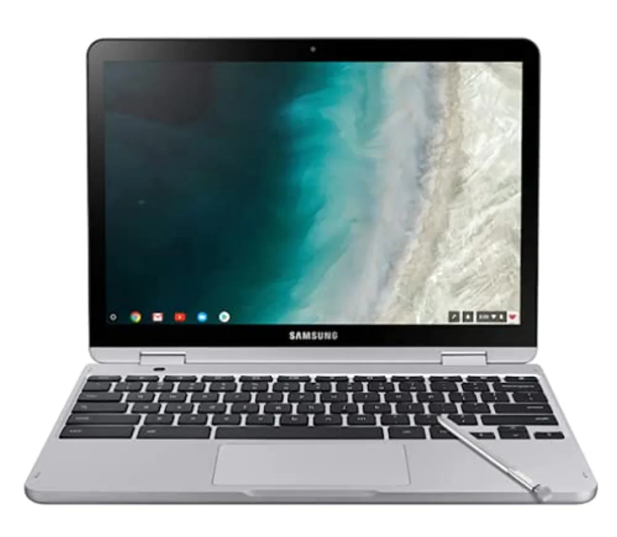 SAMSUNG SAMSUNG Chromebook Plus V2 12.2" 4GB 32GB eMMC Intel Celeron 3965Y Stealth Silver laptop — product photo
