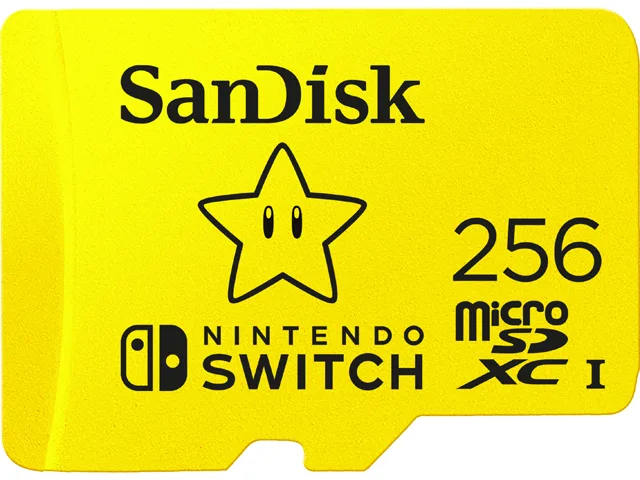 SanDisk SanDisk 256GB microSDXC UHS-I Memory Card (SDSQXAO-256G-GNCZN) — product photo