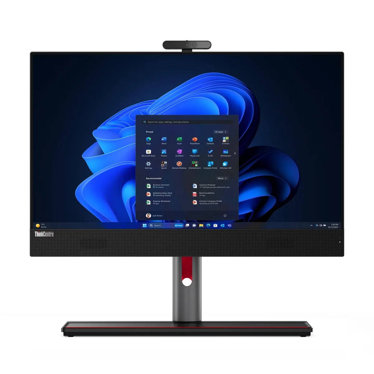 Lenovo Lenovo Thinkcentre M90A G5 23.8" i5-14500 16GB DDR5 256GB SSD all-in-one PC — product photo