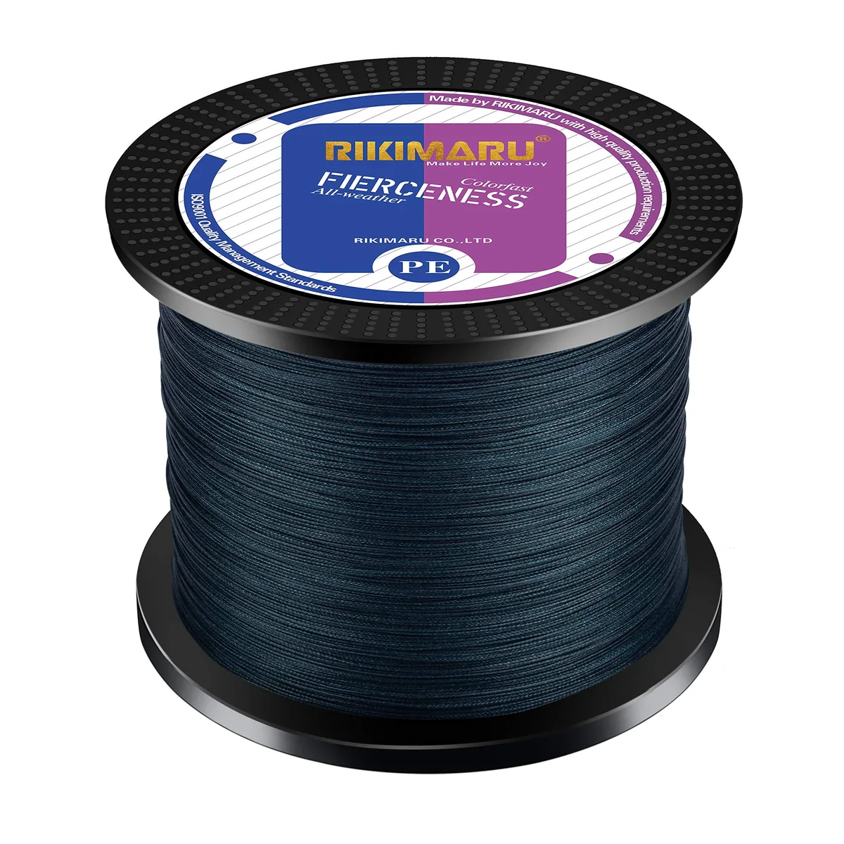  RIKIMARU FIERCENESS Braided Fishing Line 327Yds 15LB Dark Green — product photo