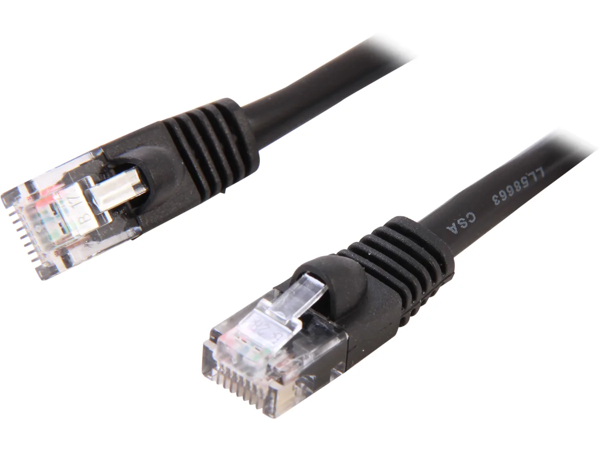 Cables To Go Cables To Go 22011 Cat5e network ethernet cable 15 ft Black — product photo