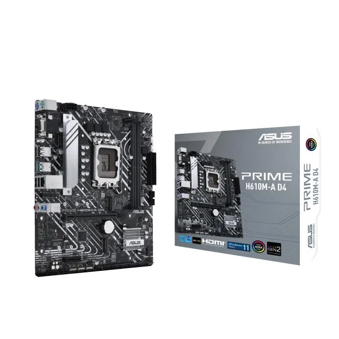 ASUS ASUS PRIME H610M-A D4 Intel motherboard LGA 1700 — product photo