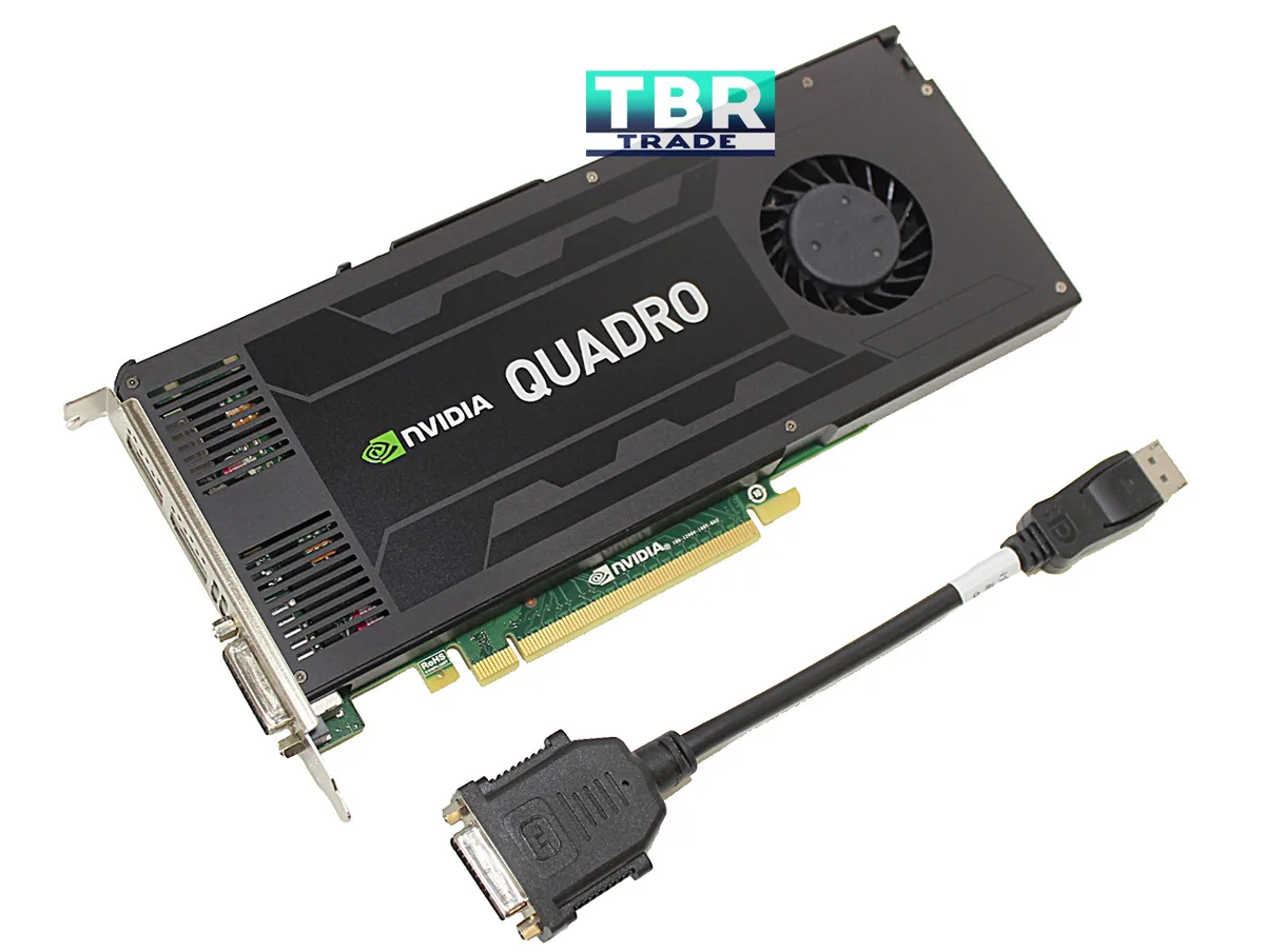 NVIDIA NVIDIA 5.0 Quadro K4200 4GB 256-bit GDDR5 workstation graphics card — product photo