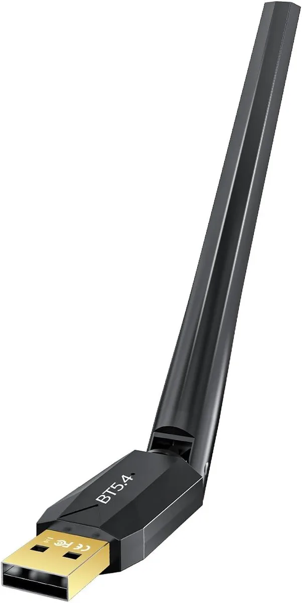 Hitoor Hitoor Bluetooth 5.4 USB 2.0 Adapter Adjustable Antenna 150M Black — product photo