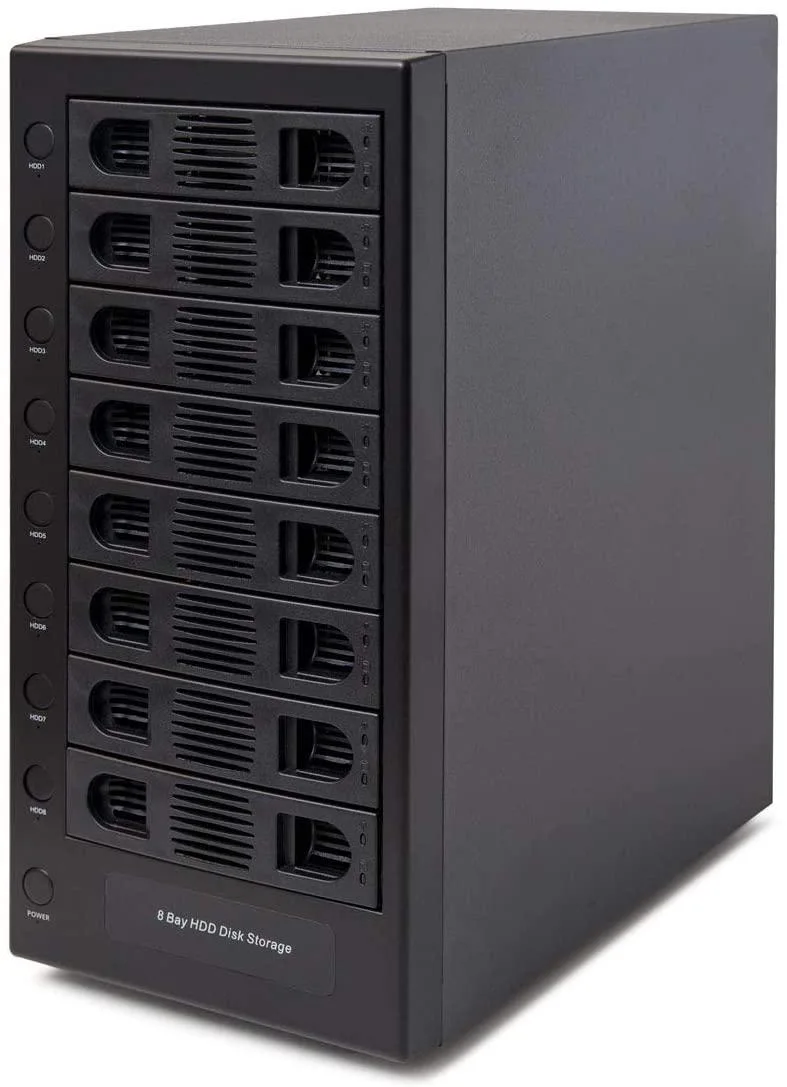 Syba Syba 8-Bay Tool-Less Hot-Swap 2.5" 3.5" SATA USB 3.0 Enclosure — product photo