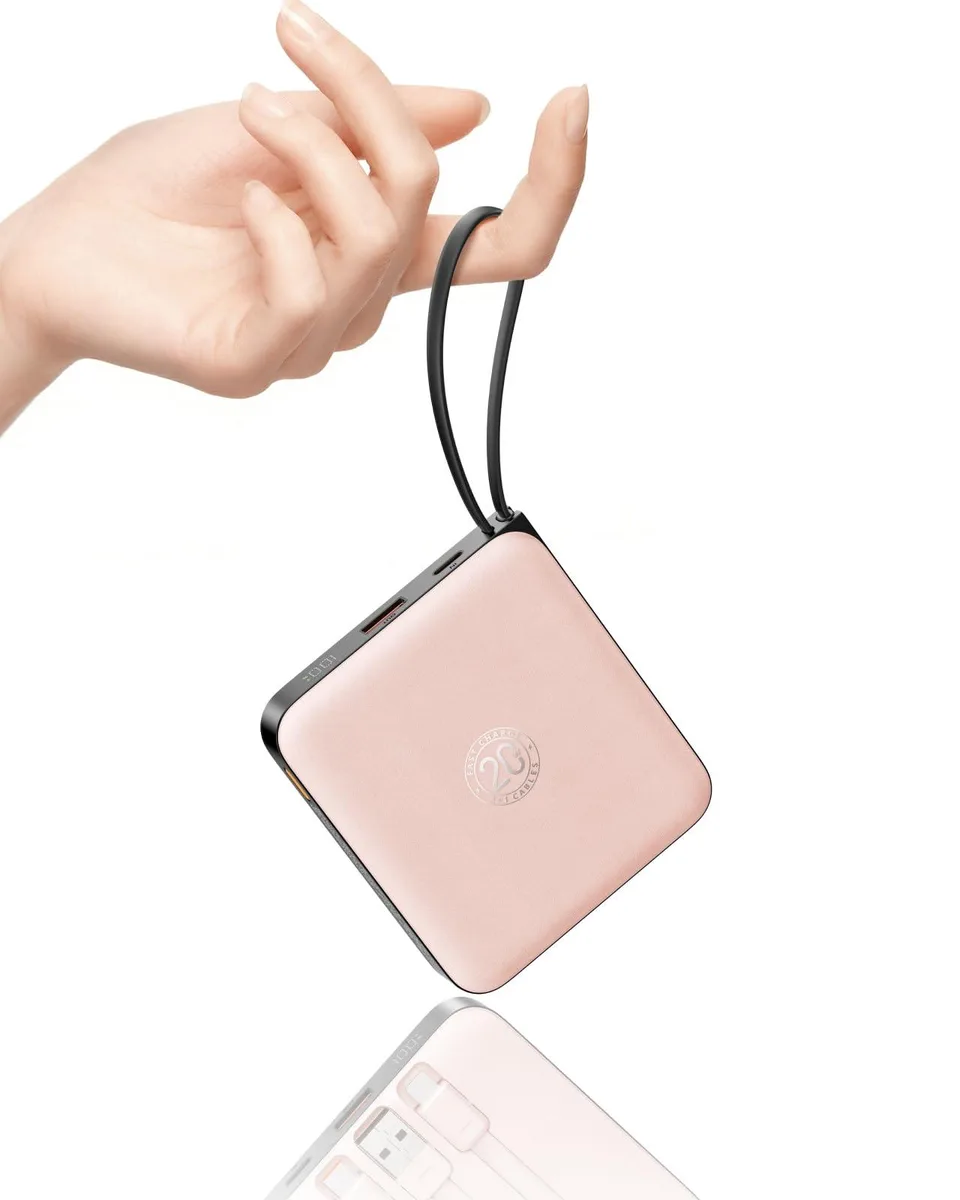 No Sew No Sew T1173 10000mAh power bank Pink — product photo