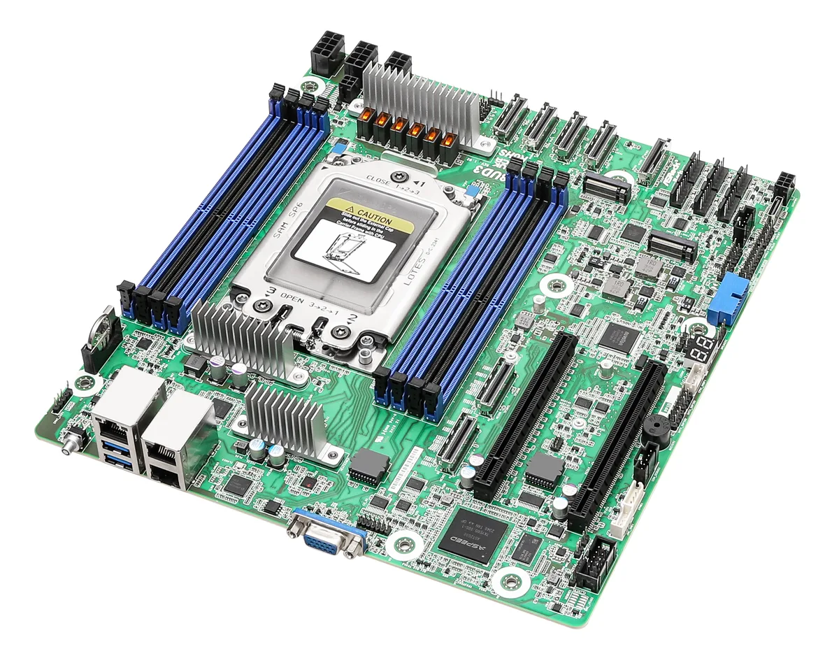 ASRock Rack ASRock Rack SIENAD8UD3 Deep Micro-ATX server motherboard — product photo