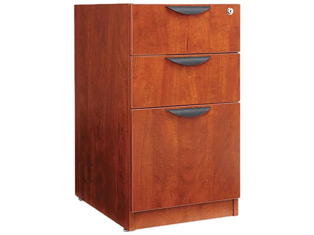 Alera Alera VA53-2822MC Valencia 2 Box/1 File Pedestal 15-5/8w x 22-7/8d x 28-1/2h Medium Cherry office furniture — product photo