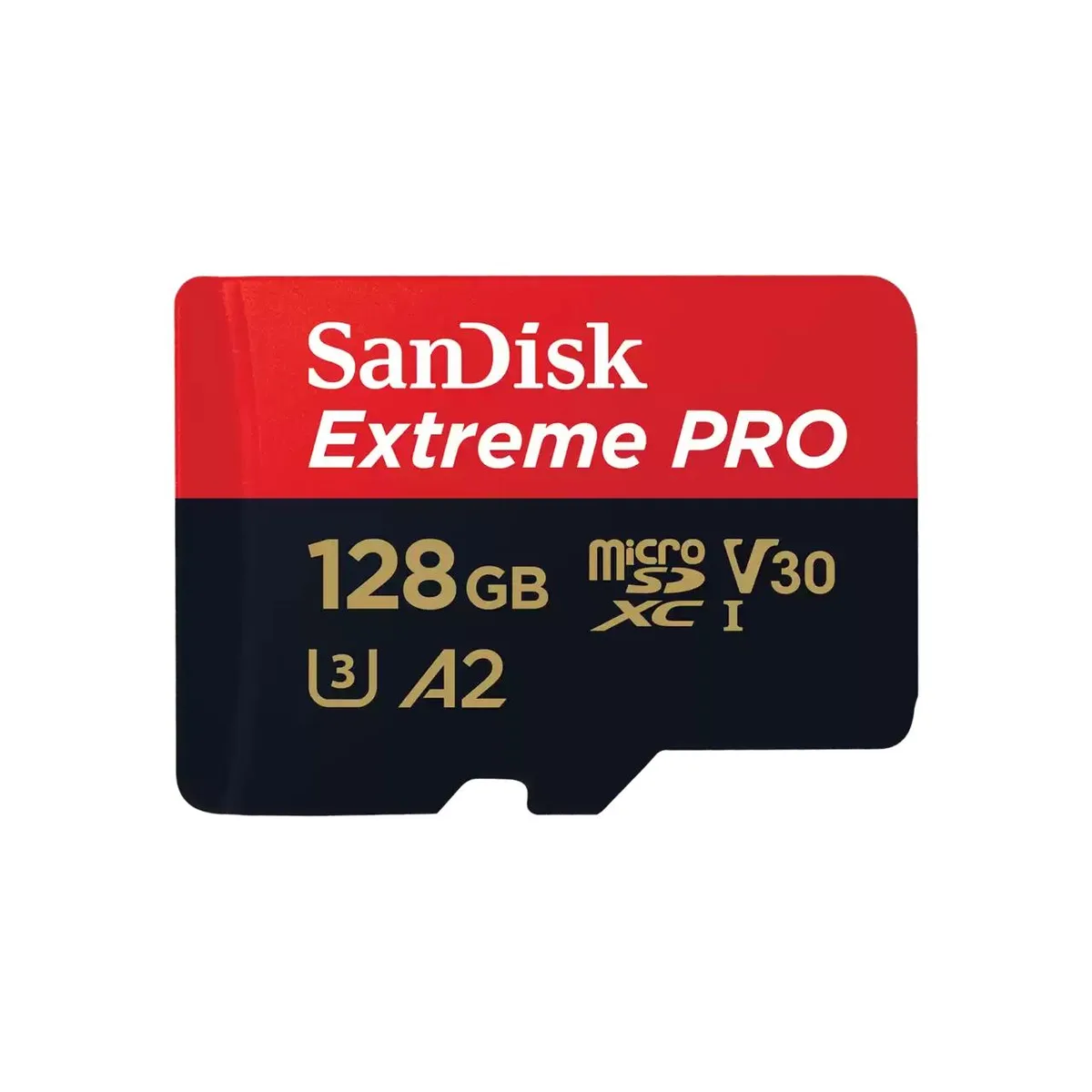 SanDisk SanDisk Extreme Pro 128GB microSDXC memory card 200MB/s 90MB/s — product photo