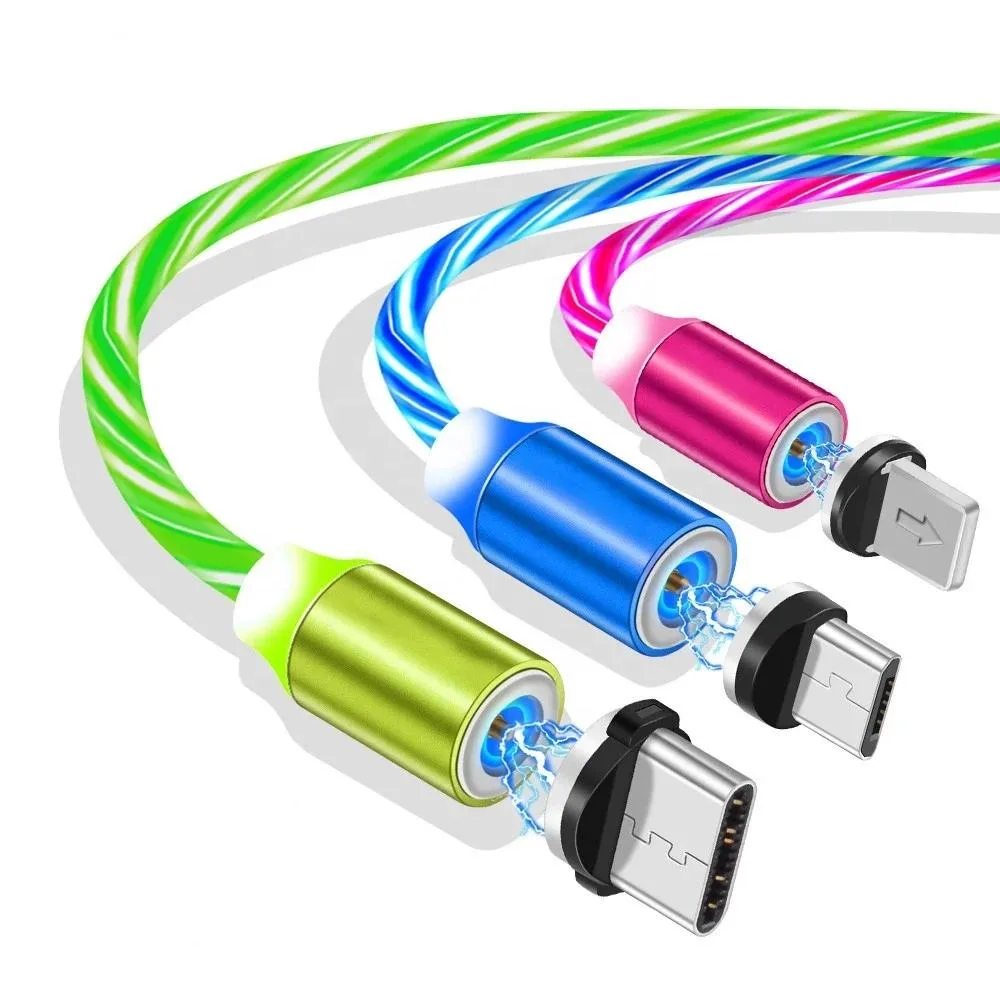 WIILGN WIILGN 3-Pack Magnetic LED 3-in-1 Cable 3.3ft 25W — product photo