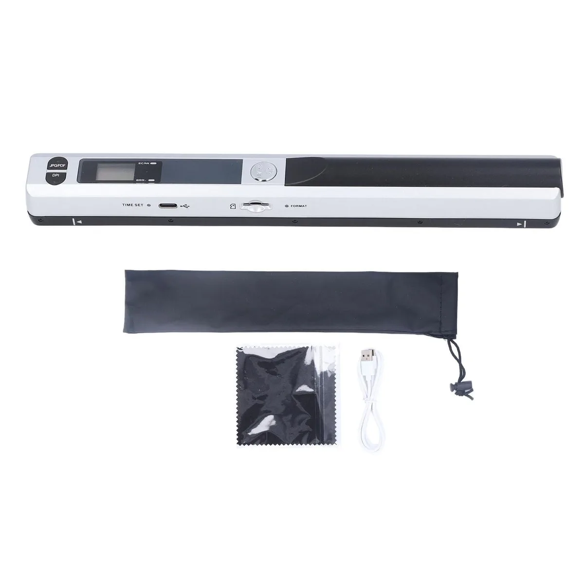 ARCTIC ARCTIC Portable Scanner 900DPI A4 25.5cm Silver 2 in 1 accessory — product photo