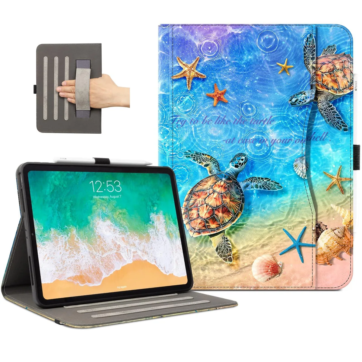  Lokigo A3462/A3464 iPad Accessory Sea Turtle Case — product photo