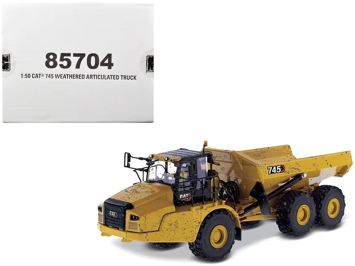 DieCast Masters DieCast Masters CAT 745 Articulated Truck 1/50 Weathered Dirty Version — product photo