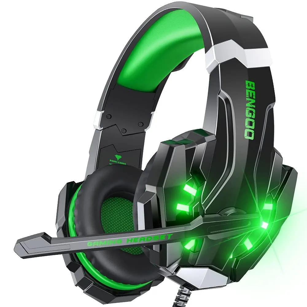  BENGOO G9000 Stereo Gaming Headset Green — product photo