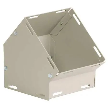 Wiegmann Wiegmann L060645 45° 6×6 Gray Wireway Elbow — product photo