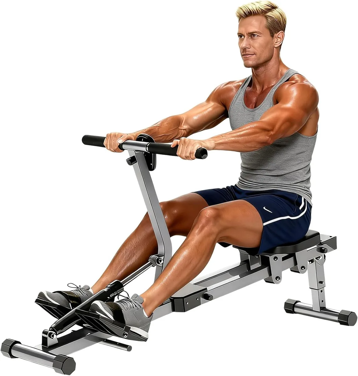 TAURKENAM TAURKENAM Rowing Machine 12 Resistance Levels home gym — product photo