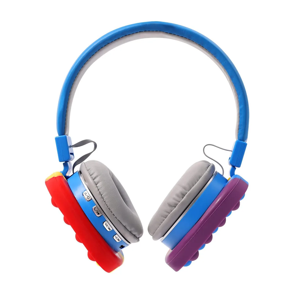 CZQEPMB CZQEPMB Pop Bubble Rainbow Bluetooth 5.0 Headset Blue — product photo