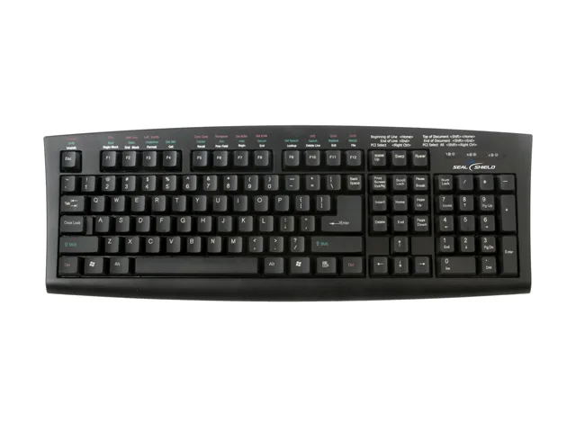 Seal Shield Seal Shield SSKSVMM107 Black Wired USB Keyboard 107 Keys — product photo