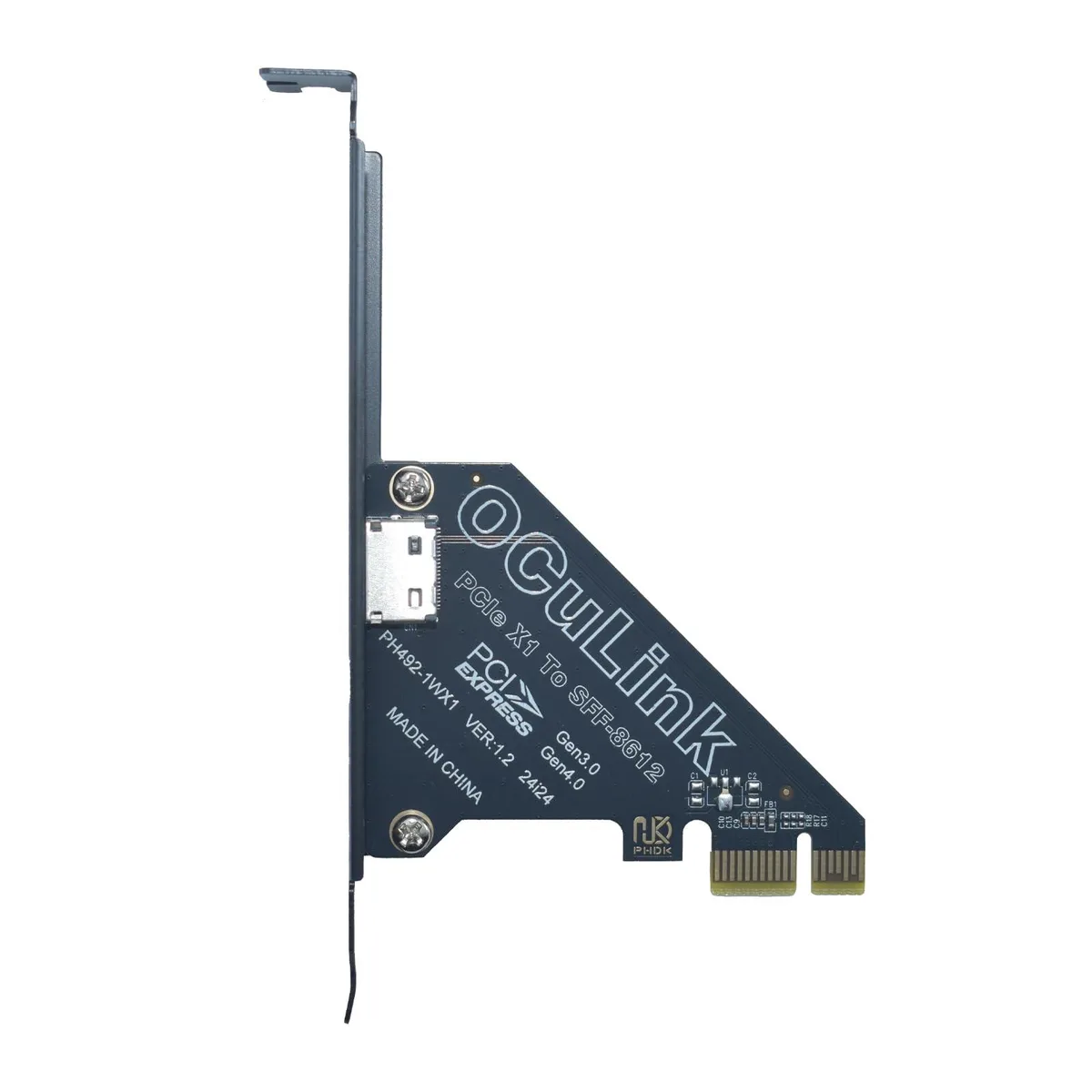 Vszerda Vszerda PCIe 4.0 x1 to Oculink SFF-8612 Adapter SFF-8611 — product photo