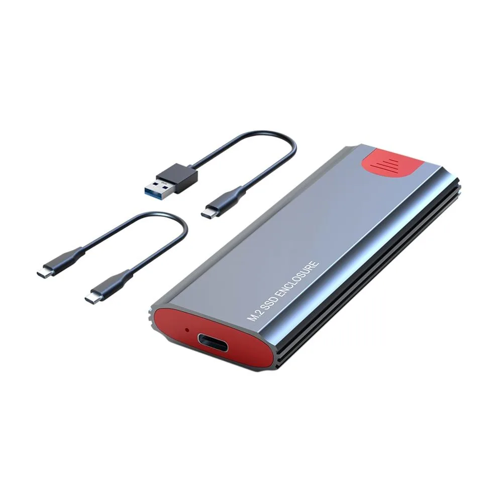 YINGHUA YINGHUA M.2 NVMe SATA Enclosure Grey A-C C-C — product photo