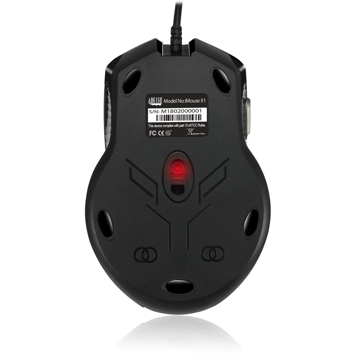 Adesso Adesso IMOUSE X1 3200 dpi 6-Button Wired Optical Mouse — product photo