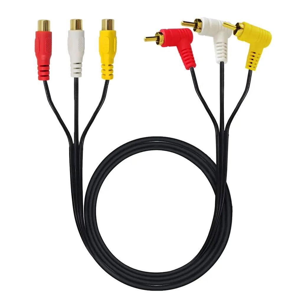  Traovien TRV-RCA-100068 90° 3 RCA Male-Female 1.5m — product photo