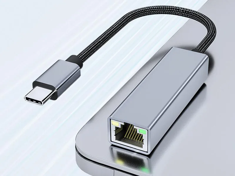Corn Electronics Corn Electronics USB-C to Ethernet Adapter 8.3*0.7*0.7 inch 0.88 — product photo
