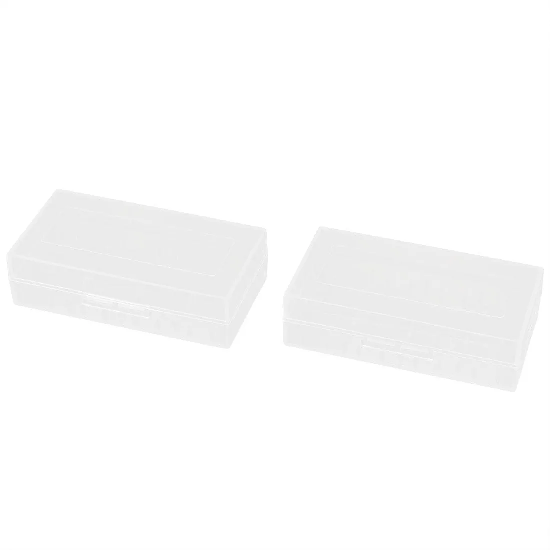 Unique-Bargains Unique-Bargains 2pcs Clear 18650 Battery Storage Box — product photo