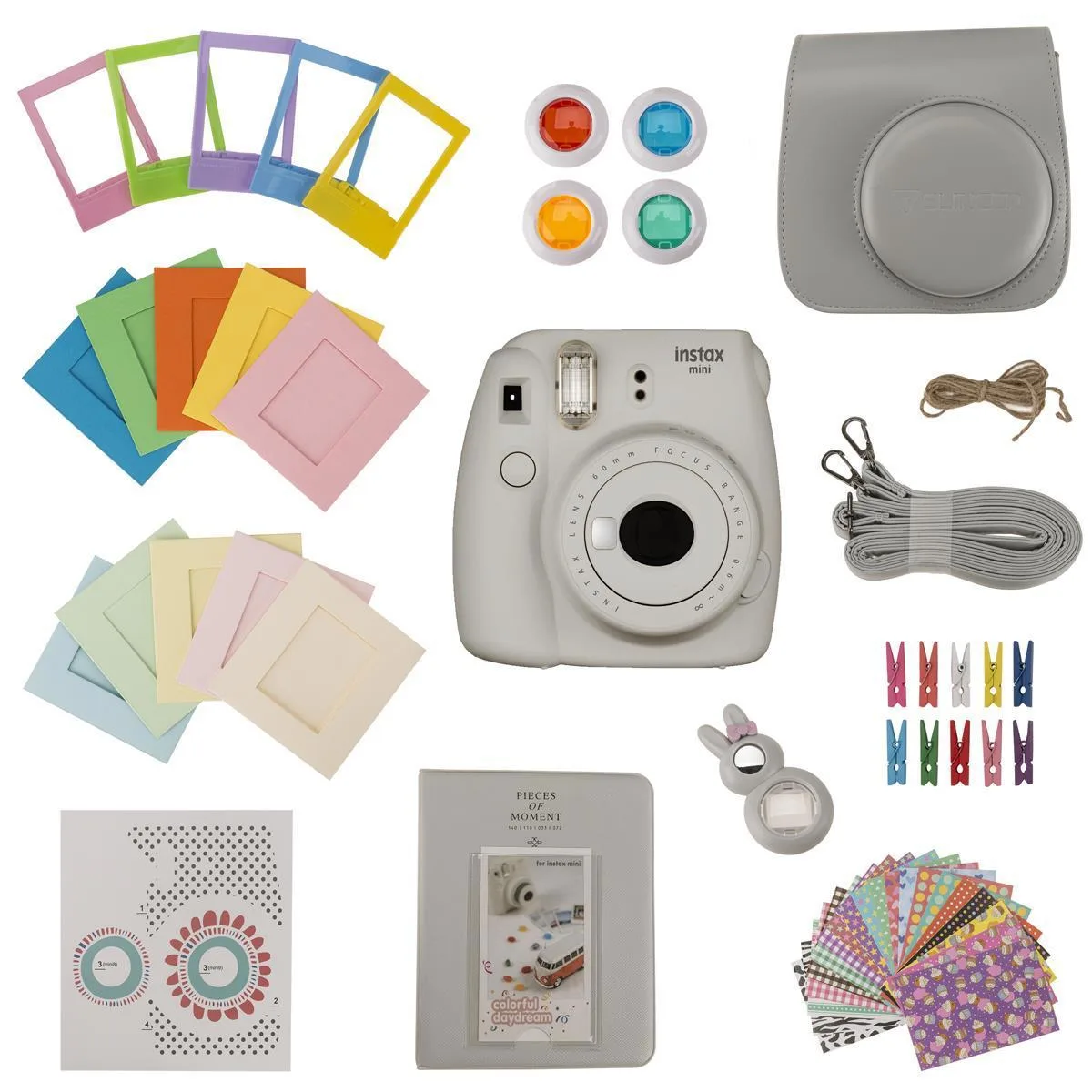 Slinger Slinger FujiFilm Instax Mini 9 Accessory Kit Smoky White — product photo