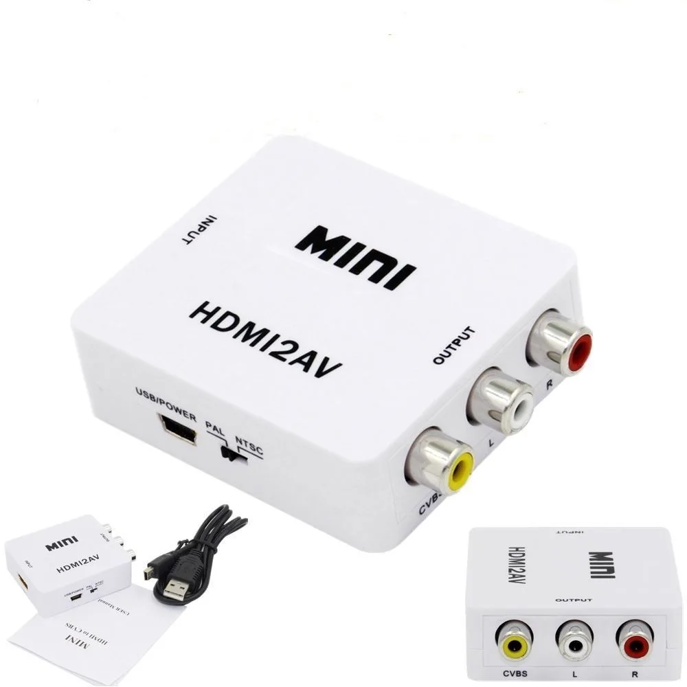 MorexLab MorexLab HDMI to RCA Audio Video Converter White 1080P 720P 480P 576P — product photo