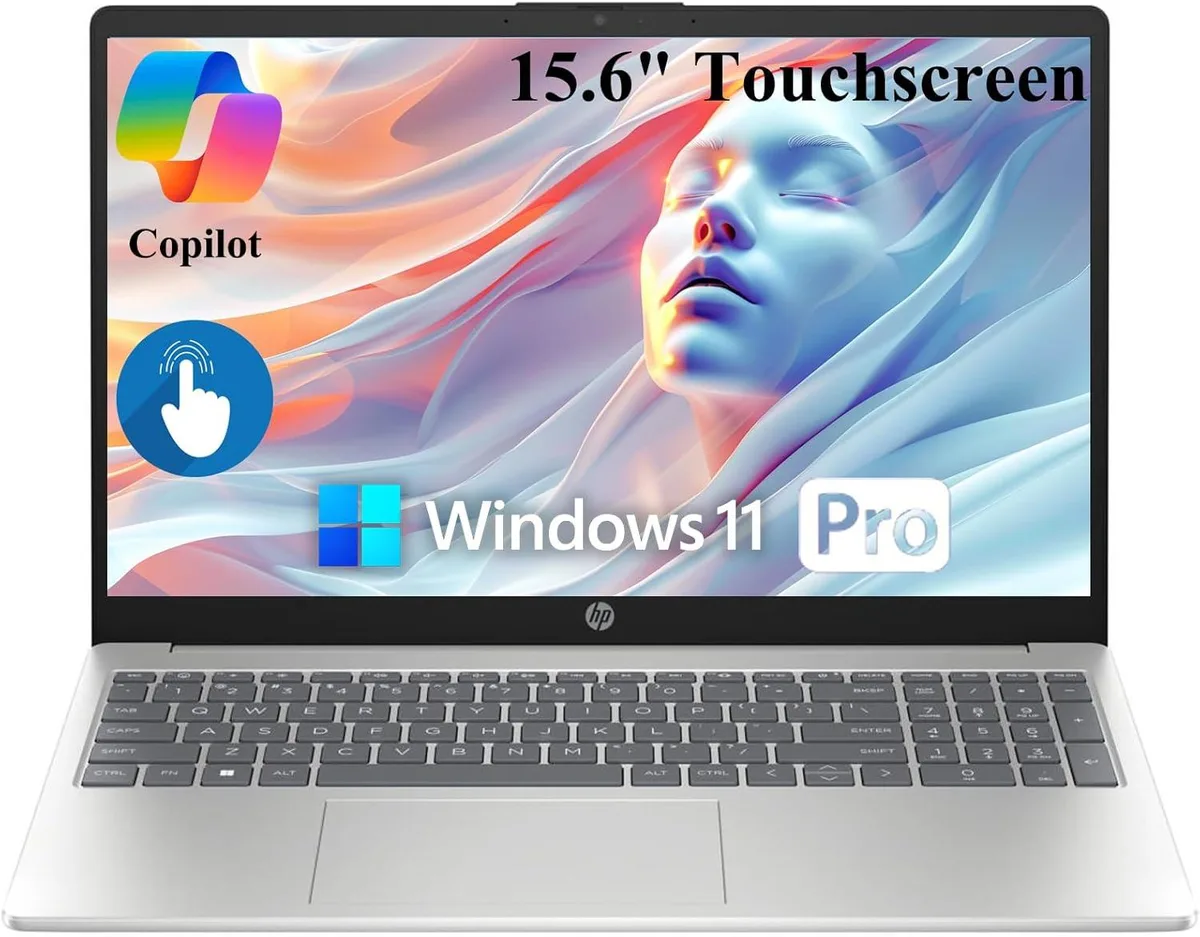 HP HP 15 Raider laptop i3-1315U 16GB 2TB 15.6 HD touch Silver — product photo