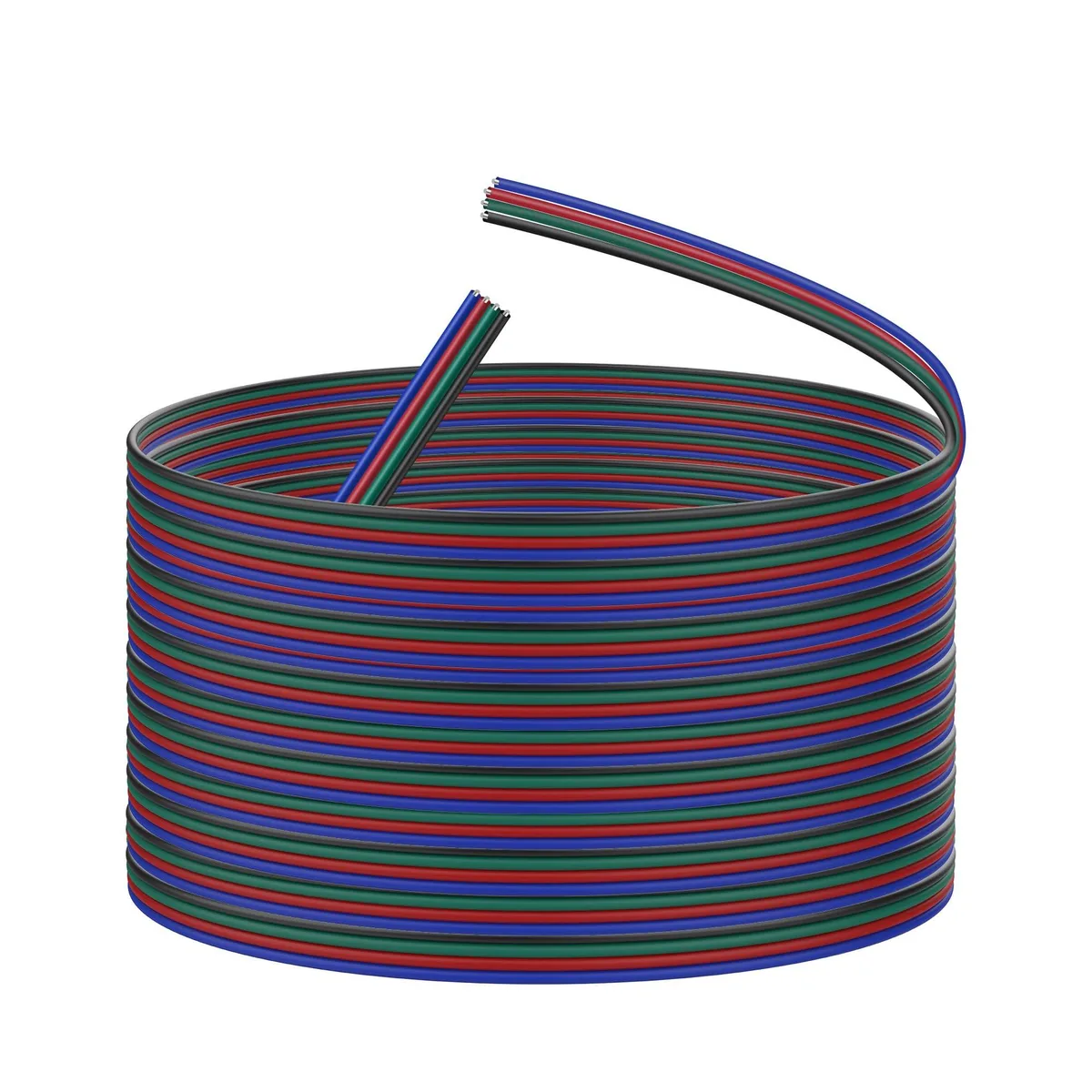  XMSJSIY RGB513 4 Pin RGB LED Wire 22AWG 52ft — product photo