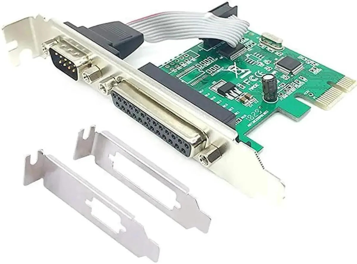 SMUGDESK SMUGDESK PCIe RS232 LPT Combo Card WCH382 Low Profile — product photo