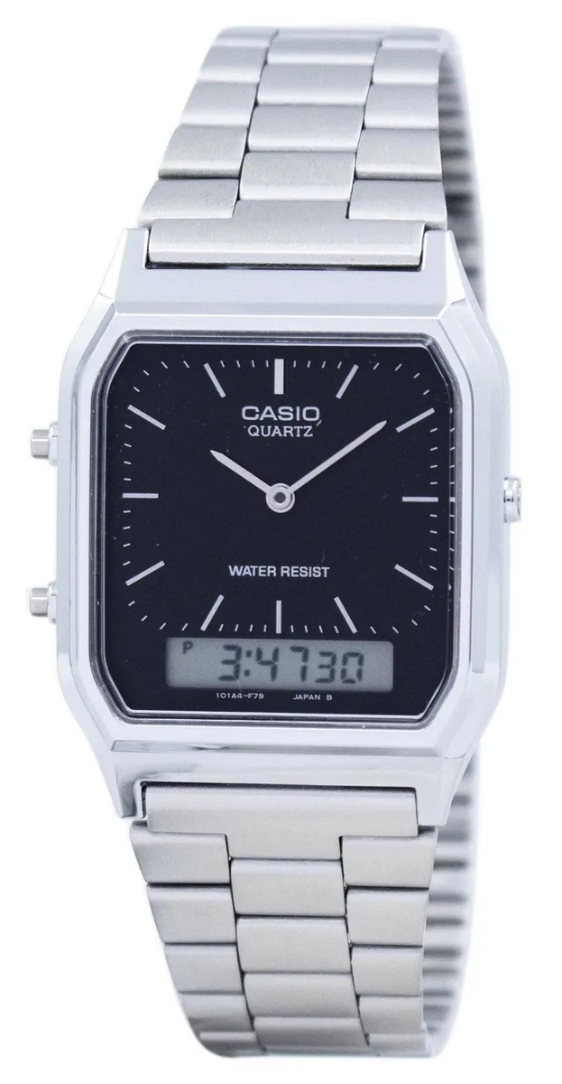 CASIO CASIO AQ-230A-1DHDF Stainless Steel Quartz Watch 50m 32.00 mm — product photo