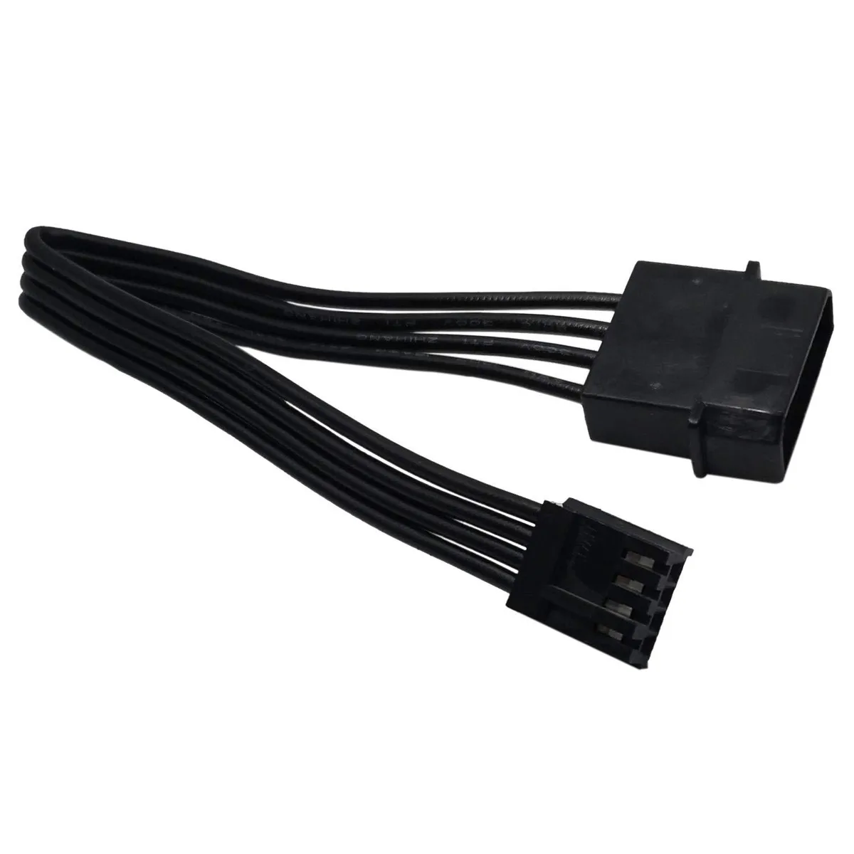 WRIARICH WRIARICH 5.25" Molex to 3.5" Floppy 4 Pin Power Adapter Cable 7.5-inch 19cm 18AWG 2pcs — product photo