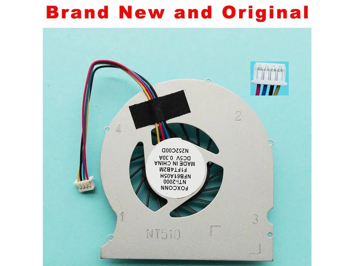 Fans Fans CPU Cooler for Foxconn NT510 NTI-2000 NFB61A05H F1FT4B2M 5V 0.3A 4pin — product photo