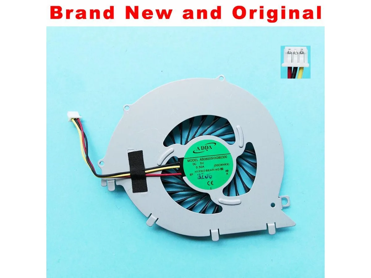Fans Fans CPU fan for Sony VAIO SVF152 SVF15E svf152a29m AB08005HX080300 00CWHK9 UDQF2ZR76CQU — product photo
