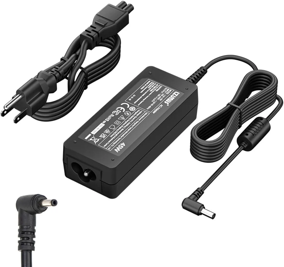 FLEANE FLEANE 45W AC Adapter 19V 2.37A 3.0x1.1mm laptop charger — product photo