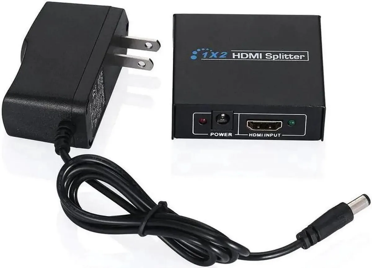 Vszerda Vszerda HDMI 1×2 Splitter 4K@30Hz 1080p@120Hz 3D@60Hz Black — product photo