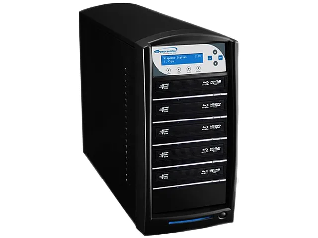 VinPower VinPower SharkNet-5T-BD-BK 1-to-5 Blu-ray DVD CD duplicator 500GB HDD 128M buffer — product photo