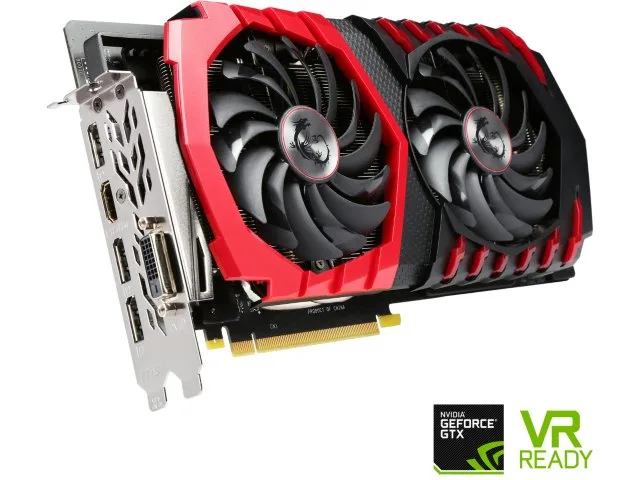 MSI MSI GeForce GTX 1060 GAMING X 3G 3GB graphics card — product photo
