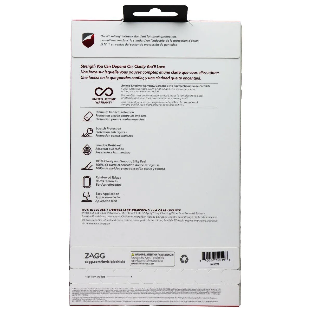 ZAGG ZAGG Invisible Shield Glass Screen Protector Samsung Galaxy A21 — product photo
