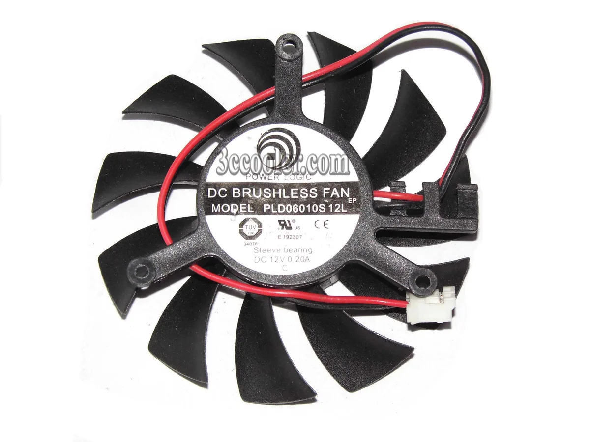 OEM Industries OEM Industries PLD06010S12L 12V .2A 11 blades CPU cooler — product photo