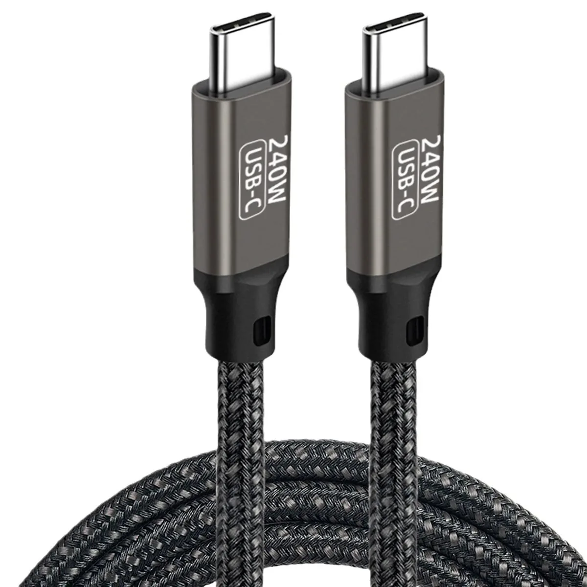 HANNORD HANNORD USB-C to USB-C Cable 240W Braided Gray — product photo