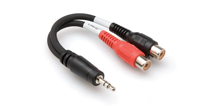 Hosa Technology Hosa 3.5mm Phone Male to Two RCA Female — product photo
