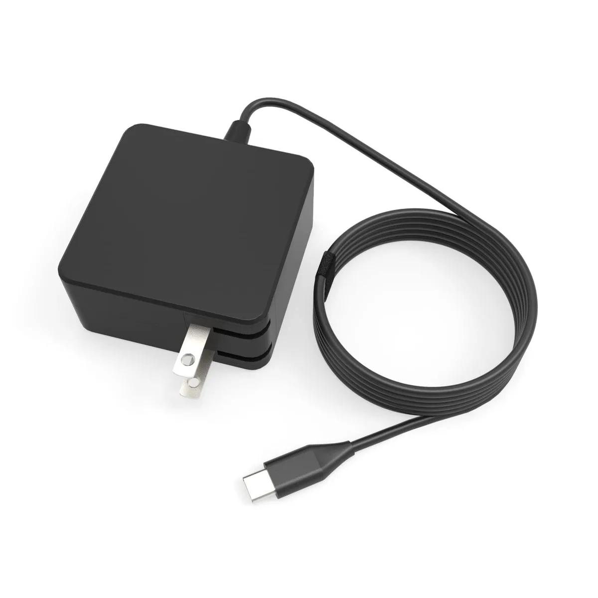 Black rectangular USB-C power adapter with 1.7 m cord